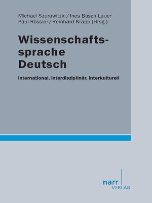 cover image of Wissenschaftssprache Deutsch